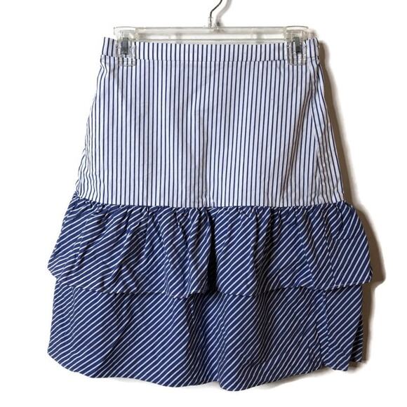 J. Crew Factory Cocktail Tiered Ruffle Skirt - Picture 2 of 7